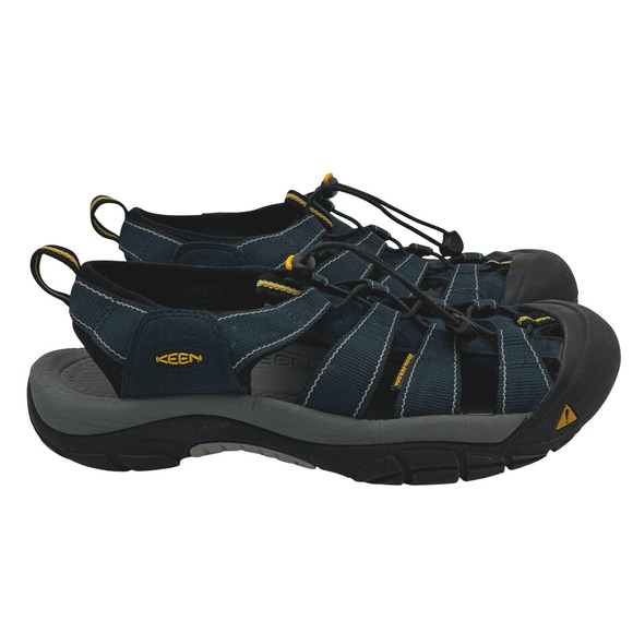 KEEN Newport H2 Mens 11.5 Navy Blue Waterproof Hiking Sandals Closed Toe Bungee main image 6
